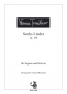 Preview: Sechs Lieder für Sopran und Klavier opus 16b