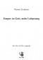 Preview: Empor zu Gott, mein Lobgesang op. 3 RV, Nr. 2 SATB