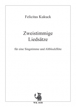 Zweistimmige Volksliedsätze für eine Singstimme und Altblockflöte