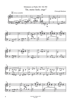 Brückner, Christoph: Miniaturen für Klavier (Orgel) über Psalm 146