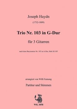 Haydn, Joseph - Trio Nr. 103 in G-Dur  für 3 Gitarren