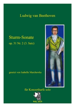 Beethoven, Ludwig van: Sturm-Sonate - für Konzertharfe solo