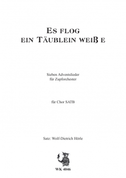 Es flog ein Täublein weiße für Chor SATB a cappella