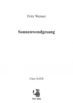 Sonnenwendgesang - Chor SATB a cappella