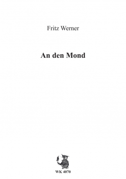 An den Mond - Chor SATB a cappella