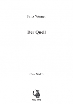 Der Quell - Chor SATB a cappella