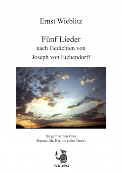 Fünf Eichendorff-Lieder für gem. Chor SABar.