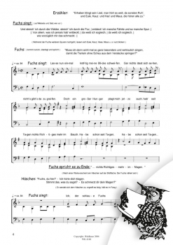 Ein listiger Fuchs  - Singspiel für Instrumente und Singstimmen