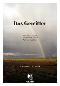 Das Gewitter - für Chor SATB auf einen Text von Heinz Erhardt