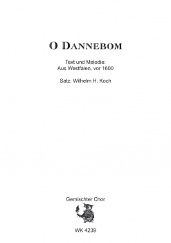 O Danneboom - SATB