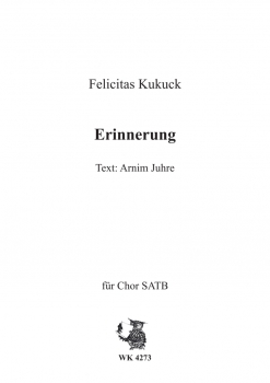 Erinnerung - Weihnachtslied für Chor SATB a cappella