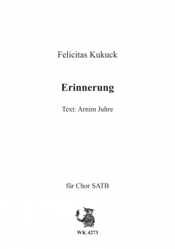 Erinnerung - Weihnachtslied für Chor SATB a cappella