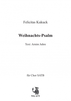 Weihnachtspsalm - Weihnachtslied für Chor SATB a cappella