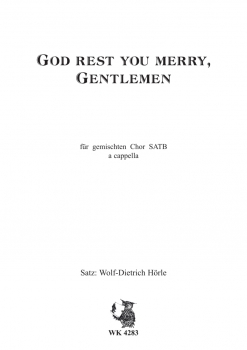 God rest you merry, Gentlemen - Chor SATB