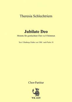 Jubilate Deo - Motette für gemischten Chor zu 8 Stimmen