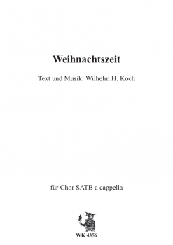 Weihnachtszeit - für Chor SATB a cappella