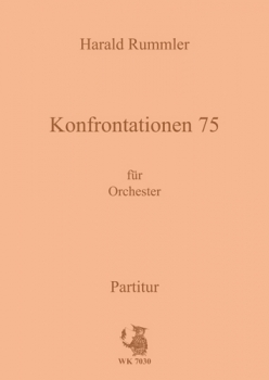Konfrontationen 75 für kleines Orchester, Partitur