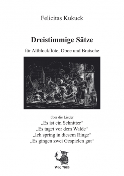 Dreistimmige Sätze für Alt-Blockflöte, Oboe und Bratsche