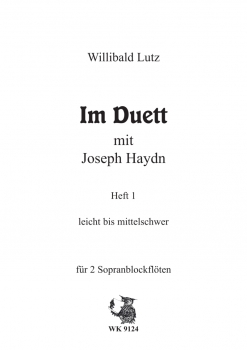 Im Duett mit Joseph Haydn Heft 1 - für 2 Sopranblockflöten