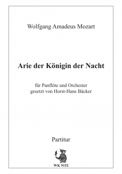 Mozart, W. A.: Arie Königin der Nacht - für Panflöte und Orchester