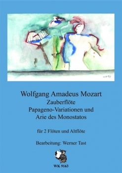 Mozart: Arien aus der Zauberflöte - für 2 Flöten und Altflöte