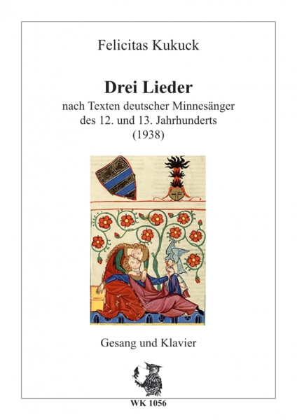 Drei Lieder nach Texten deutscher Minnesänger des 12. und 13. Jhd. - Gesang und Klavier