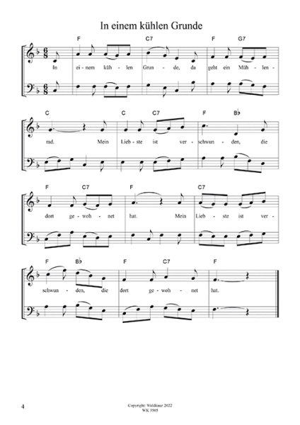 Folksongs aus Deutschland, England, USA und Australien