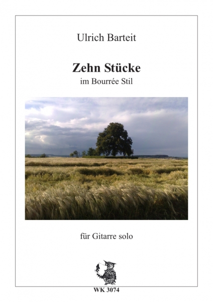 Zehn Stücke im Bourrée Stil  - für Gitarre solo