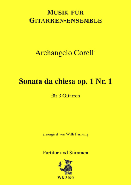 Farnung, Willi: Corelli - Sonata da chiesa op.1 Nr. 1 - für 3 Gitarren