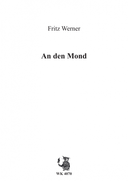 An den Mond - Chor SATB a cappella