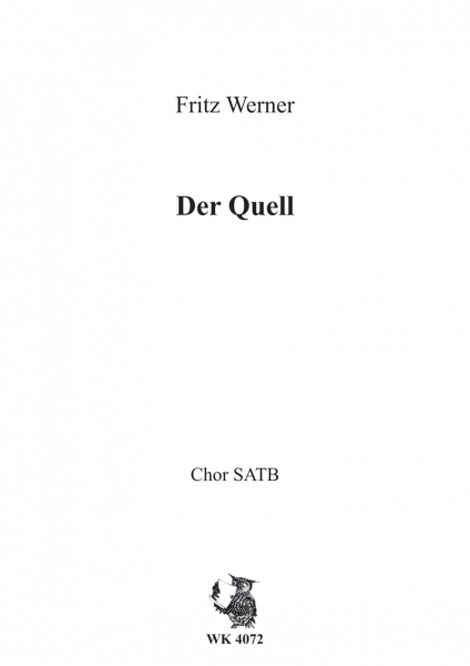 Der Quell - Chor SATB a cappella