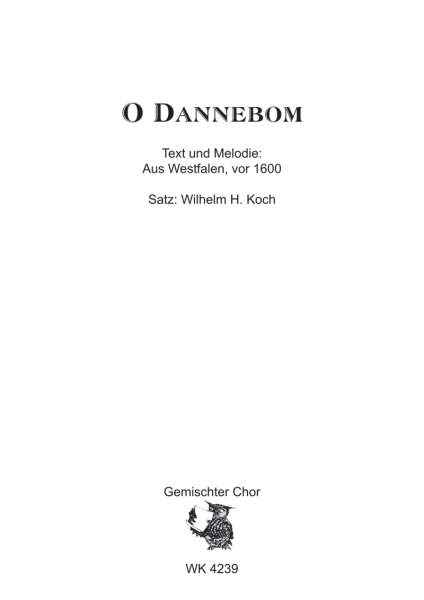 O Danneboom - SATB