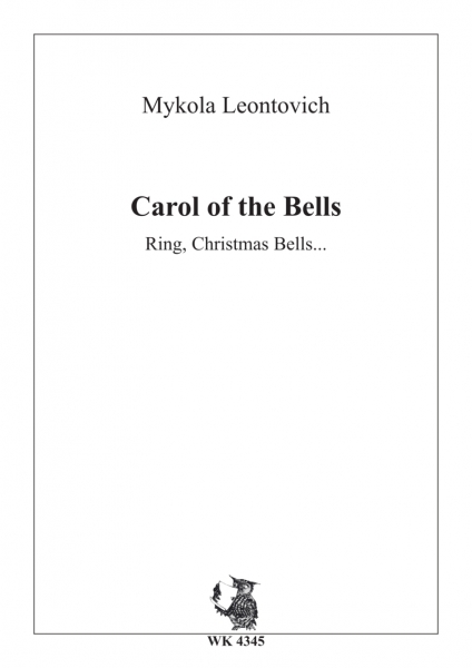 Carol of the Bells - (Ring, Christmas Bells) Chor SATB a cappella