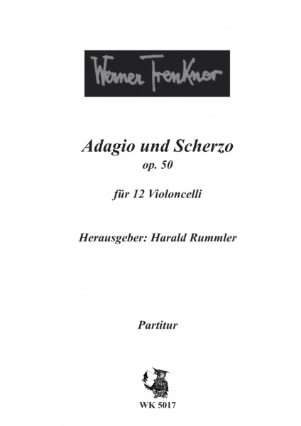 Adagio und Scherzo op. 50 für 12 Violoncelli - Partitur