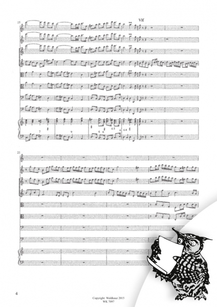 Les Épices - Suite für Altblockflöte, Streicher und B.C. - Partitur