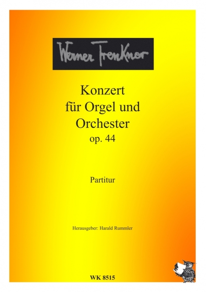 Konzert für Orgel - Partitur