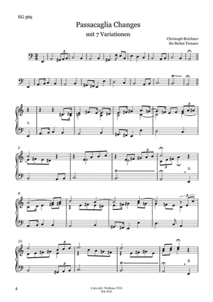 Brückner, Christoph - Passacaglia Changes