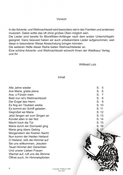 O Heiland, reiß die Himmel auf - Adventslieder für 3 C-Blockflöten