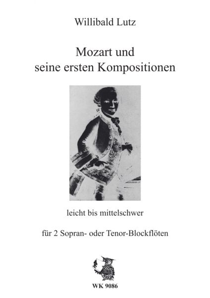 Mozart und seine ersten Kompositionen - für zwei Blockflöten