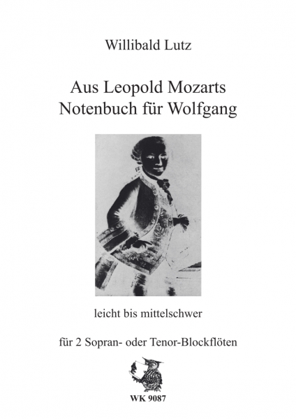 Aus Leopold Mozarts Notenbuch für Wolfgang