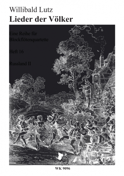 Lieder der Völker, Blockflötenquartette, Heft 16 - Russland II