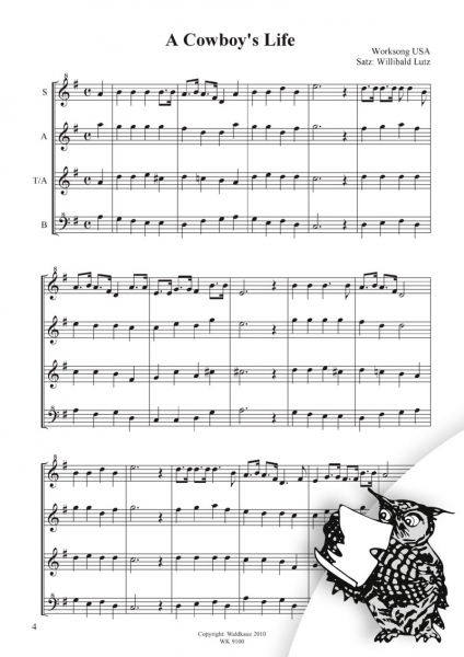 Lieder der Völker, Blockflötenquartette, Heft 20 - USA II