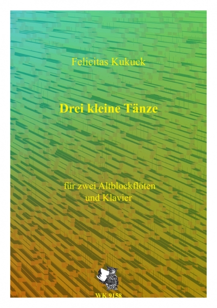 Drei kleine Tänze - für 2 Altblockflöten und Klavier