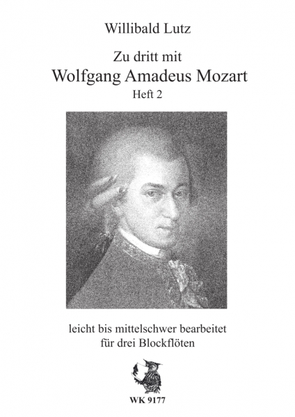 Zu dritt mit Wolfgang Amadeus Mozart - Heft 2 - für drei Blockflöten