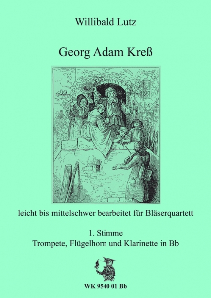 Georg Adam Kreß - für Bläserquartett - Einzelstimmen