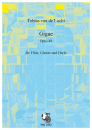 Gigue op. 68 - für Flöte, Gitarre und Harfe