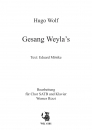 Gesang Weylas - für Chor SATB und Klavier - bearb. Werner Rizzi
