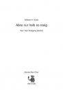 Alles nur halb so rosig - für Chor SATB a cappella