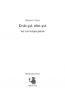 Ende gut, alles gut - für Chor SATB a cappella