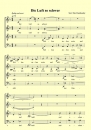 Die Luft so schwer - für Chor SATB
